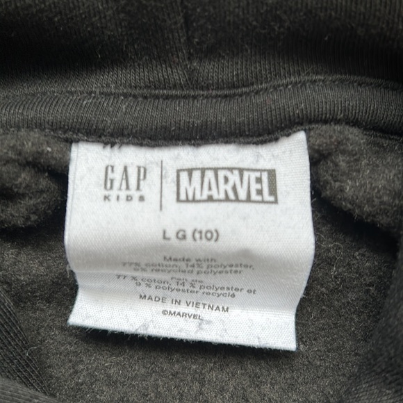Boy’s GAP kids Marvel Hoodie Sweatershirt - Picture 5 of 12